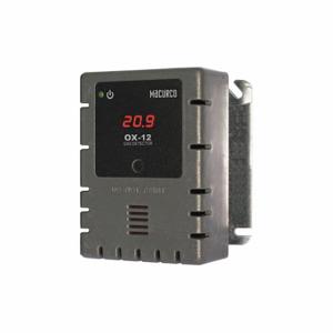 MACURCO OX-12 Gasdetektor, Controller, Wandler, O2, 2 Kanäle, 0 bis 25 % v/v Sensorbereich | CR9ZMB 45CJ96