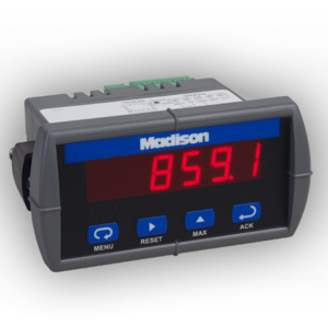 MADISON MD4814-110-00 Panel Meter, 0.56 Inch High, 110 V AC Input, 24 V DC Output, No Relays | CM7MZG