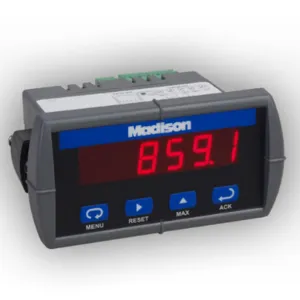 MADISON MD4814-110-00 Panel Meter, 0.56 Inch High, 110 V AC Input, 24 V DC Output, No Relays | CM7MZG