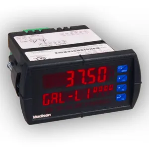 MADISON MD4815-024-02 Panel Meter, 24/12 V AC Input, 24 V DC Output, 2 Relays | CM7MZJ