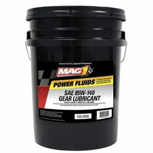 MAG MAG00835 Gear Oil, Mineral, Sae Grade 85W-140, 5 Gal, Pail | CT2BBF 43Y910