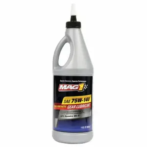 MAG MAG00870 Gear Oil, Synthetic, Sae Grade 75W-140, 1 Qt, Bottle | CT2BBH 43Y903