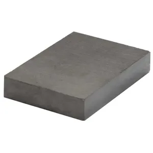 MAG-MATE 375X4X4C5 Magnet Material, Ceramic Block, 4 x 4 x 0.375 Inch Size | CD8XBZ