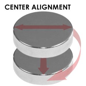 MAG-MATE CMP2M1012C3 Alignment Magnet Pair, Centering Alignment, Round Disc | CD8XJK