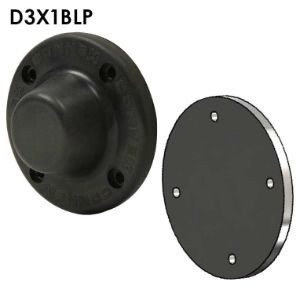 MAG-MATE D3X1BLP Magnetic Holder/Stop, With Plate | CD8XKU