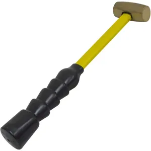 MAG-MATE HB125-02 Hammer, Brass, 1-1/4 Inch Diameter | CD8XNV