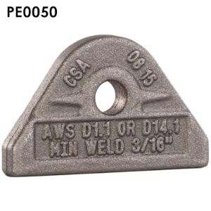 MAG-MATE PE0050S Padeye, 1/2 Tonne Kapazität, zum Anschweißen, Edelstahl | CD8YFQ