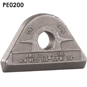 MAG-MATE PE0200 Pad Eye, Kohlenstoffstahl, 4000 lbs. Arbeitslast, Anschweißmontage, 3 1/4 Zoll Länge | CD8YFW 53CV51