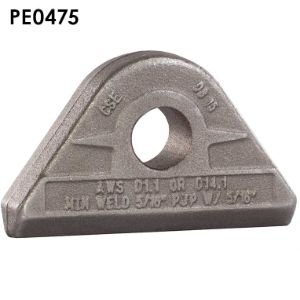 MAG-MATE PE0475 Pad Eye, Carbon Steel, 9500 lbs. Working Load, Weld-On Mounting, 4 7/16 Inch Length | CD8YFY 53CV52
