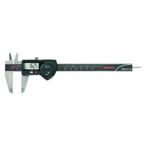 MAHR 4103064 4-Way Digital Caliper, 0-6 Inch/0 to 150 mm Range, IP67 | CT2BGH 45PG29