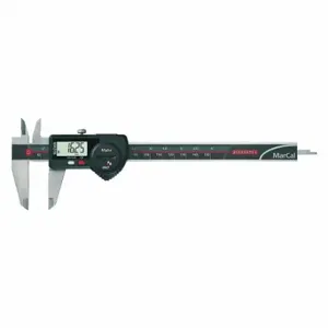 MAHR 4103066 4-Way Digital Caliper, 0-6 Inch/0 to 150 mm Range, IP67 | CT2BGJ 45PG30