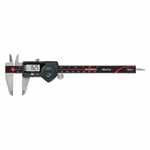 MAHR 4103067 4-Way Digital Caliper, 0-6 Inch/0 to 150 mm Range, IP67 | CT2BGG 45PG31