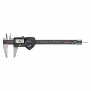 MAHR 4103072 Ceramic Jaw 4-Way Digital Caliper, 0-6 Inch/0 to 150 mm Range, IP67 | CT2BGW 446F15