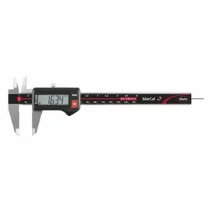 MAHR 4103300 4-Way Digital Caliper, 0-6 Inch/0 to 150 mm Range, IP67 | CT2BGF 45PG54