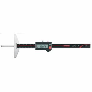 MAHR 4126532 Blade-Style Digital Depth Gauge, 0-4 Inch/0 to 100 mm Range, IP67, ±0.03 mm Accuracy | CT2BHM 446F25