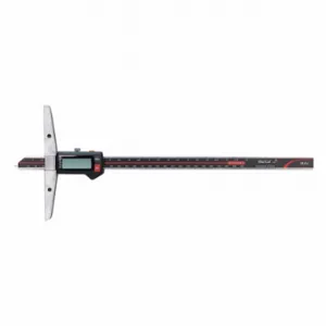 MAHR 4126756 Blade-Style Digital Depth Gauge, 0-12 Inch/0 mm to 300 mm Range, IP67 | CT2BHH 45PG52