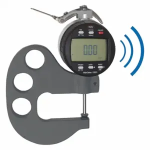 MAHR 4337651 Digital Thickness Gauge, 0 Inch To 1 In/0 mm To 25 mm Range, 25 mm-1 Inch Throat Dp | CT2BHE 45PG02