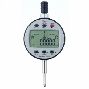 MAHR 4337695 Digital Indicator, 0.00001 Inch To 0.5 Inch Range, Ip54, ±0.002 mm Accuracy | CT2BGX 61KD30