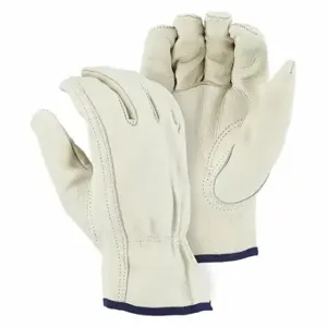 MAJESTIC GLOVE 2510/14 Leather Gloves, Keystone Thumb, 2510/14, 12 PK | CT2TQL 62JA13