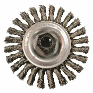 MAKITA A-98550 Wire Wheel Brush, 4 Inch Brush Dia, M10 x 1.25 mm Arbor Hole, 0.02 Inch Wire Dia | CT2DRB 55FC93