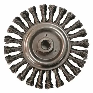 MAKITA A-98603 Wire Wheel Brush, 6 Inch Brush Dia, 5/8 Inch Size-11 Arbor Hole, 0.02 Inch Wire Dia | CT2DRF 55FC97