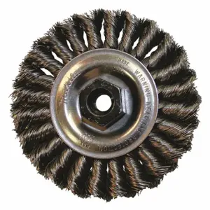 MAKITA A-98653 Wire Wheel Brush, 4 Inch Brush Dia, M10 x 1.25 mm Arbor Hole, 0.02 Inch Wire Dia | CT2DRD 55FD01