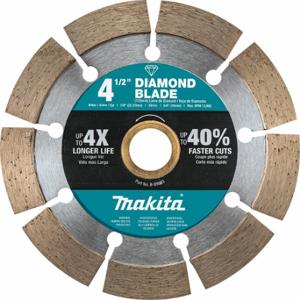 MAKITA B-69593 Diamond Blade, 4 1/2 Inch Blade Dia, 7/8 Inch Arbor Size, Wet/Dry | CT2CNF 330ZD3