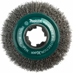 MAKITA D-73190 Crimped Wire Bevel Brush, 4 Inch Brush Dia | CT2DRL 787KW5