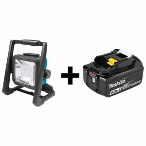 MAKITA DML805 + BL1850B Cordless/Corded Work Light, 18V Lxt, Battery Included, 750 Lm | CT2CZD 385JP4