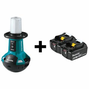 MAKITA DML810 + BL1860B-2 Cordless Area Light, 18V Lxt, Battery Included, 5, 500 Lm | CT2BUE 385JP3
