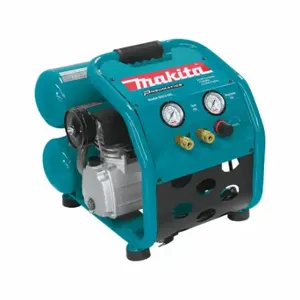 MAKITA MAC2400 Portable Air Compressor, Oil Lubricated, 4.2 Gal, Twin Stack, 2.5 Hp, 4.2 Cfm, 15 A | CT2DCU 22YJ53