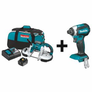 MAKITA XBP02TX + XDT13Z Cordless Combination Kit, 44 7/8 Inch Blade Lg, Bare Tools/ Batteries/Charger, 5 Ah | CT2CJW 327EH0