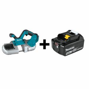 MAKITA XBP03Z/BL1850B Portable Band Saw, 32 7/8 Inch Blade Length, 2 1/2 Inch x 2 1/2 Inch Size, 0 To 630 | CT2BYK 359VZ1