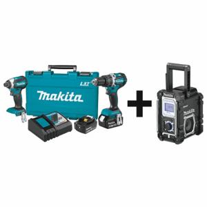 MAKITA XT269M + XRM06B Cordless Combination Kit, 18VDC Volt, 3 Tools, 1/2 Inch Hammer Drill | CP2KZL 327DY7