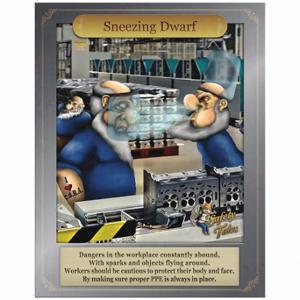 MANCOMM 31P-205-02 Safety Poster, 12 X 16 Inch Nominal Sign Size, Clear Film Laminate, English | CT2EAP 52TE13