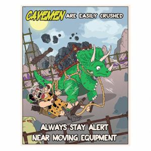 MANCOMM 31P-613-01 Safety Poster, 12 X 16 Inch Nominal Sign Size, Clear Film Laminate, English | CT2DZZ 52TE55