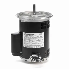 MARATHON MOTORS 048C34D2024 Oil Burner Motor, Capacitor-Start, 1/3 HP, 3450 RPM, 115/208-230V AC | AJ2KXZ 454X87