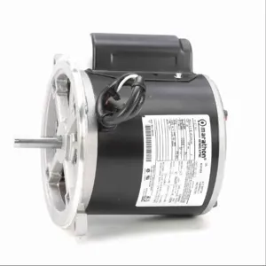 MARATHON MOTORS 048C34S24 Oil Burner Motor, Capacitor-Start, 1/5 HP, 3450 RPM, 115/230V AC | AJ2KVN 454X83