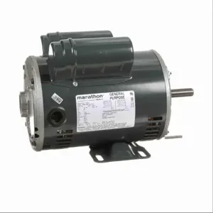 MARATHON MOTORS 056B17DRR70017A1 General Purpose Motor, Open Dripproof, Rigid Base Mount, 1 HP, 1725 Nameplate RPM | CT2FQM 54YH95