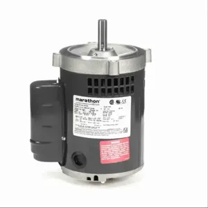 MARATHON MOTORS 056B34D11018 General Purpose Motor, Open Dripproof, Face Mount, 1/3 HP, 3450 Nameplate RPM | CT2FQH 40LM34