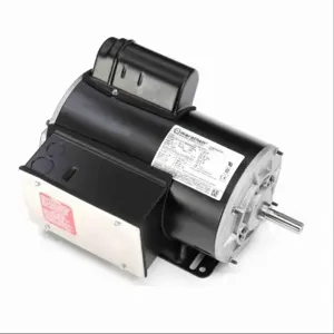 LEESON 056B34D5302 Air Compressor Motor, Capacitor Start, 5 HP, 3450 RPM, 230V AC | CH9NVP 61KN17