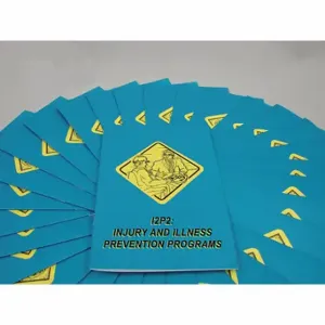 MARCOM B0002520EM Book/Booklet, Injury and Illness Prevention Program, Booklets, 15 Pack | CT2FXJ 49AF11