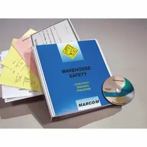 MARCOM V0002419EM Dvd, Certificate, Paper/Form, Warehouse Safety, English/Spanish | CT2FXX 49AF05