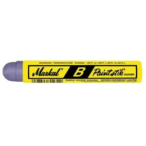 MARKAL 80228 Paint Marker 11/16 Inch Purple PK12 | AH2AEW 23YT93