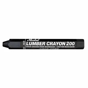 MARKAL 80353G Lumber Crayon Black - Pack Of 12 | AB7ZKC 24UX81