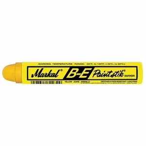 MARKAL 80621G Paint Crayon 11/16 Inch Yellow Pk 12 | AF7ZRV 23YT99