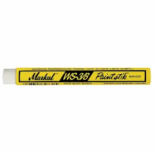 MARKAL 82420G Paint Crayon 3/8 Inch White Pk 12 | AF7ZTD 23YU08