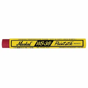 MARKAL 82422G Paint Crayon 3/8 Inch Red Pk 12 | AF7ZTF 23YU10