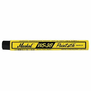 MARKAL 82423G Paint Crayon 3/8 Inch Black Pk 12 | AF7ZTG 23YU11