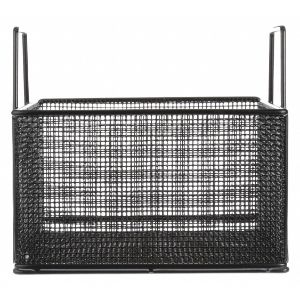 MARLIN STEEL WIRE PRODUCTS 00-111A-21 Mesh Basket with Handles 14 Inch Length x 14 Inch Width x 8 Inch Height | AH3HRV 32HD30